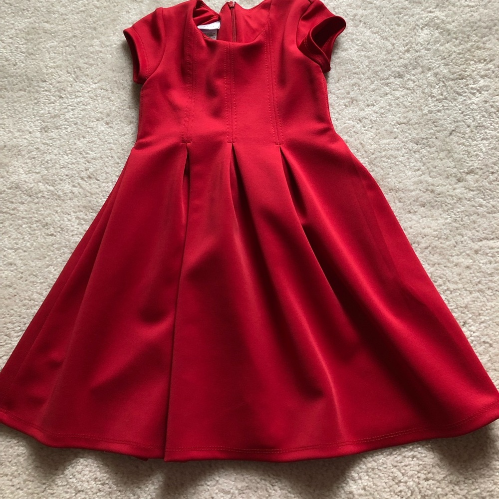 Little girl red dress